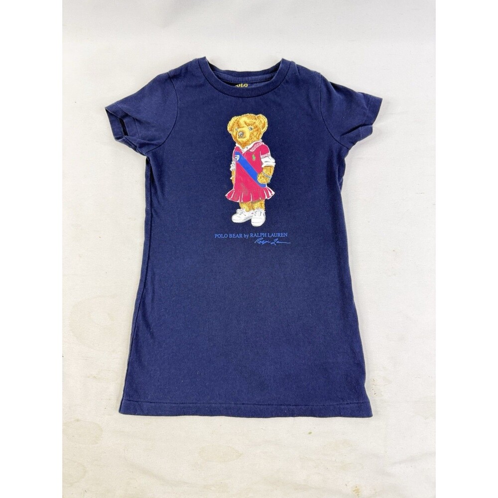 Polo Ralph Lauren Bear T-Shirt Youth Girls Size Small 3T